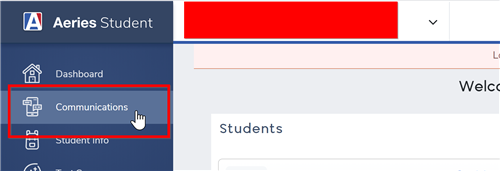 Parent Portal Screenshot
